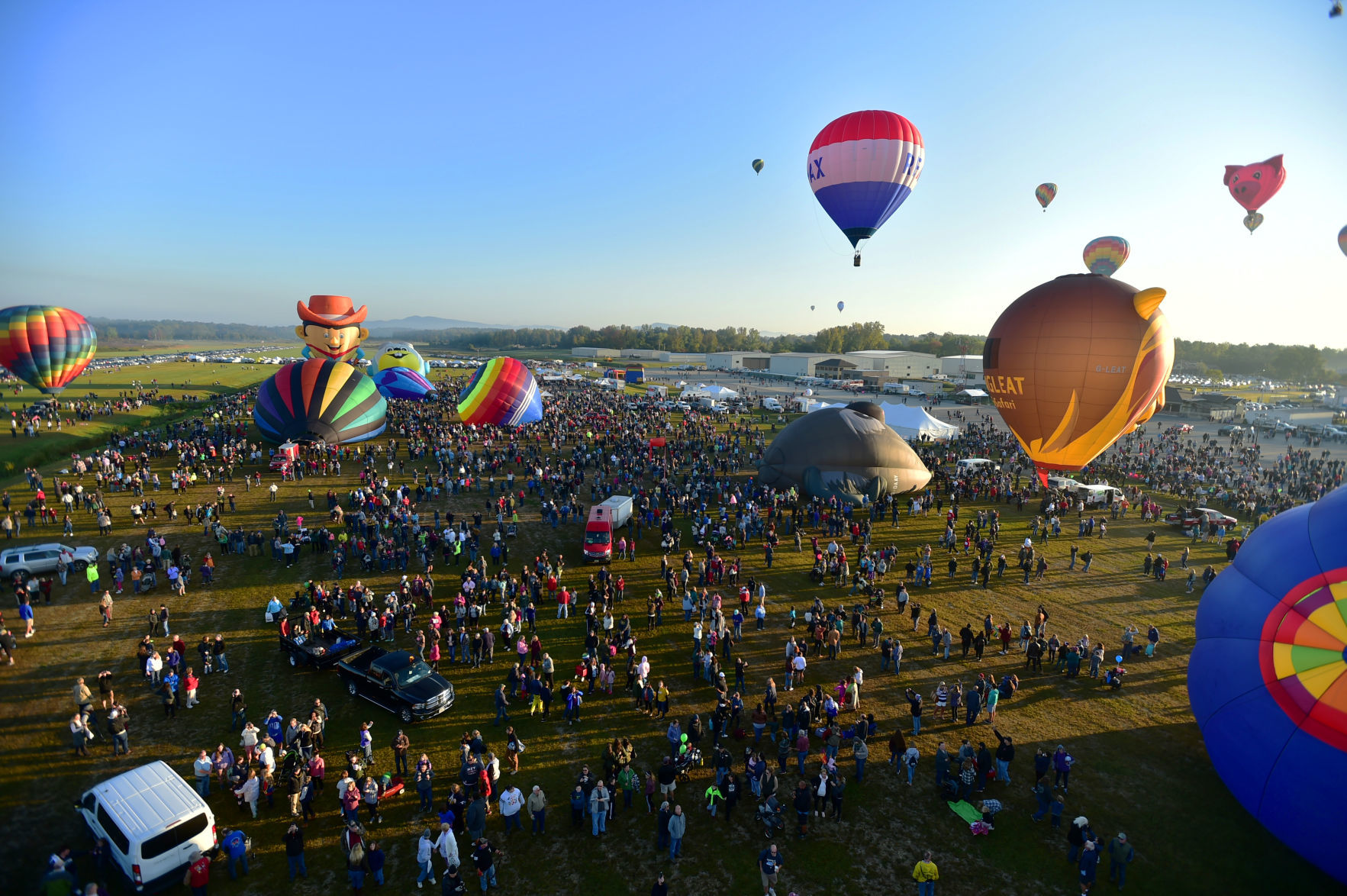 Adirondack Balloon Festival, Saturday morning launch